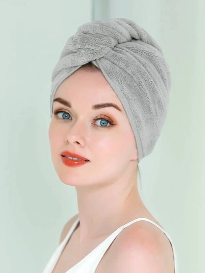 AFTER SHOWER HAIR DRYING TOWEL CAPS