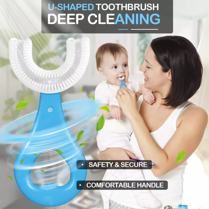SOFT U SHAPE TOOTHBRUSH FOR KIDS ORAL CARE