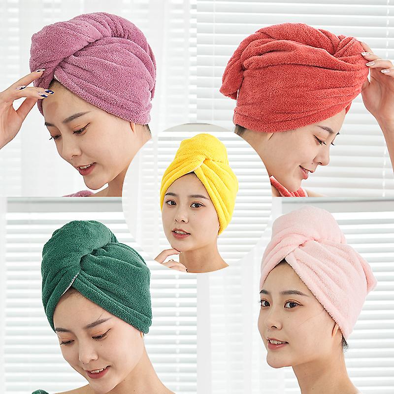 AFTER SHOWER HAIR DRYING TOWEL CAPS