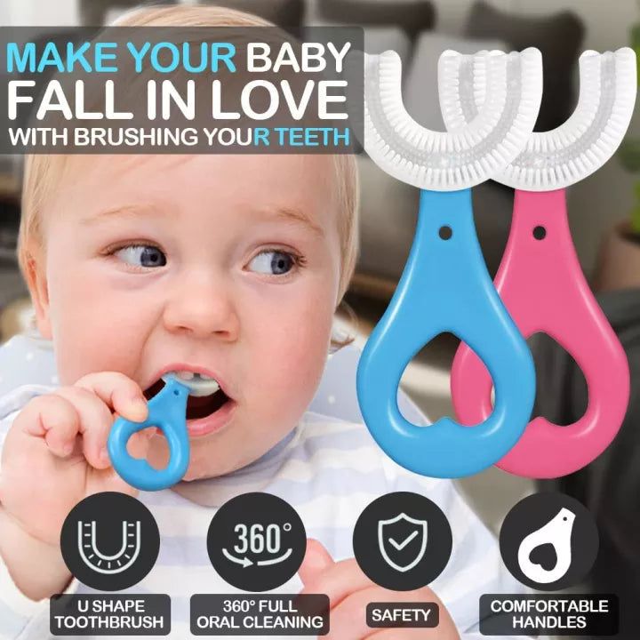 SOFT U SHAPE TOOTHBRUSH FOR KIDS ORAL CARE