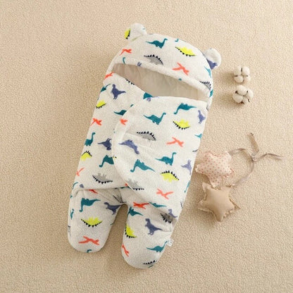 BABY WARM SLEEPING BAG WITH FEETS & HOOD