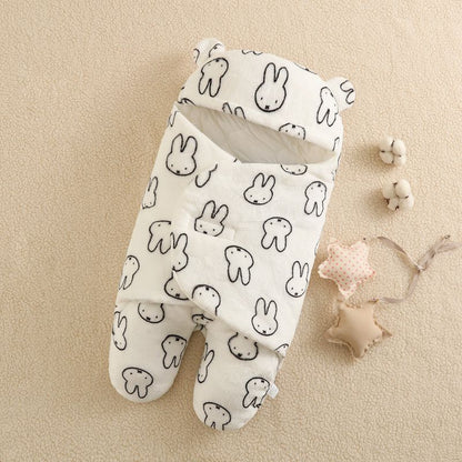 BABY WARM SLEEPING BAG WITH FEETS & HOOD