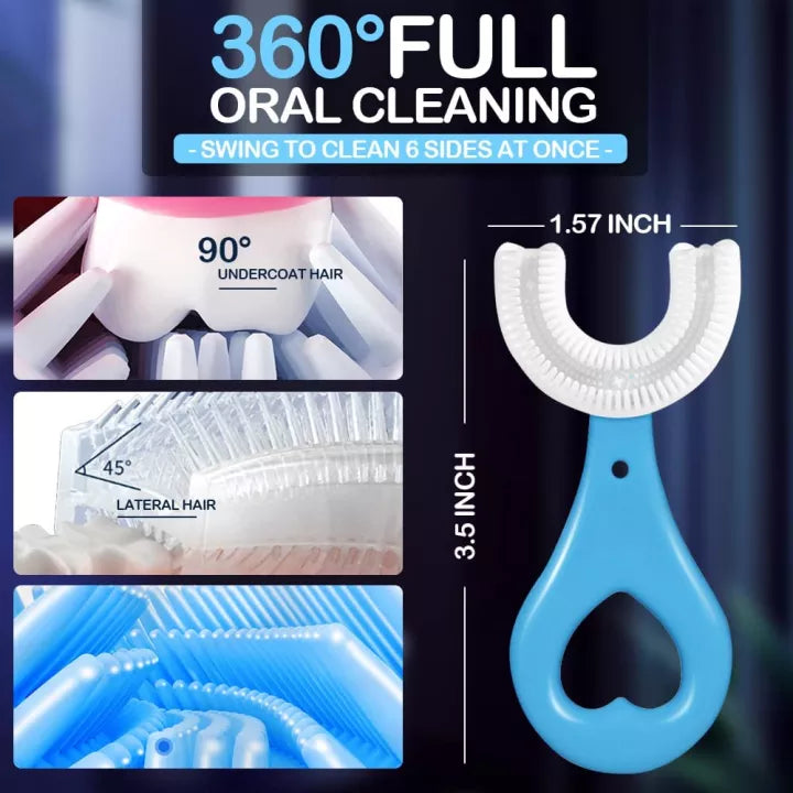 SOFT U SHAPE TOOTHBRUSH FOR KIDS ORAL CARE