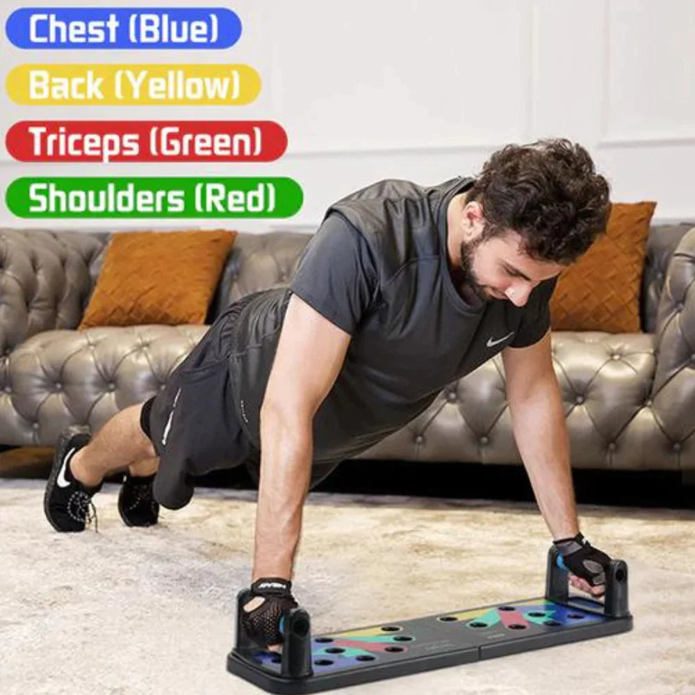 FOLDABLE 9-IN-1 PUSH UPS BOARD